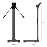 Mercury-Digital Bioimpedance Scale 200kg with Sensor Technology and for Accurate Body Fat Scale & BMI Analysis