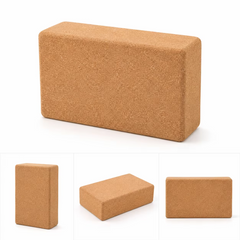 Mercury-3 in 1 Cork Rollers Set Half-Round Cork Yoga Mat Block & Bal Single Purpose