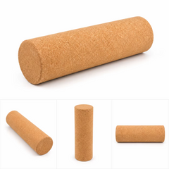 Mercury-3 in 1 Cork Rollers Set Half-Round Cork Yoga Mat Block & Bal Single Purpose