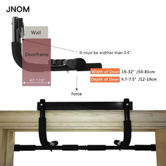 Mercury-Adjustable Doorway Chin up Pull up Bar Home Gym Equipment for Upper Body Workout for Bodybuilding Fitness