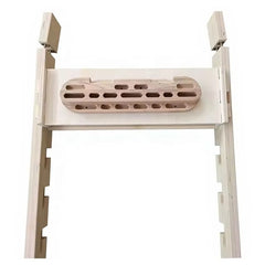 Mercury-Adjustable Wooden Doorway Pull-up Bar No-drill Doorway Mount Wooden Stall Bar Doorway Training Ladder