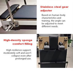 Mercury-Aluminum Alloy Folding Bed Pilates Reformer Foldable for Easy Storage for Yoga Training at Home