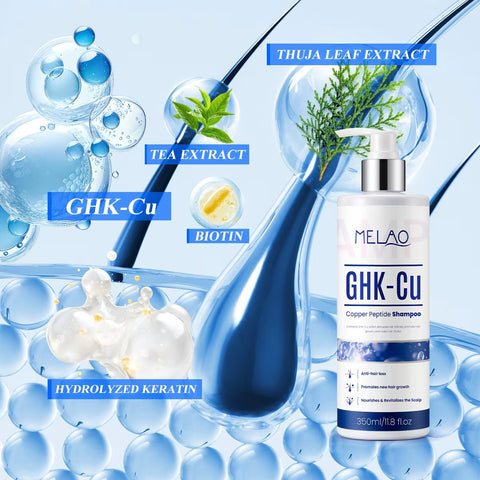Mercury-OEM Dht Blocker Shampoo Sulfate Free Hair Growth Ghk-cu Copper Peptide Biotin Shampoo Hair Root Activator Shampoo Para Cabello