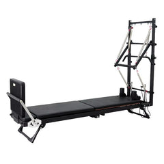Mercury-Semi-Elevated Pilates Reformer Bed with Tower and Half Trapeze Foldable Iron Yoga Machine for Boutique Studio Gym