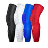 Men's Breathable Spandex Knee Support Braces Long Leg Sleeve Shin Guard Anti-Collision for Basketball Football Medical Crawling