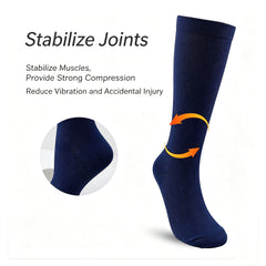 Mercury-Compression Socks for Men & Women, Knee High Graduated Pressure Stockings, Circulation Support, Recovery, Travel