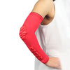 Men's Compression Sports Arm Sleeves Protective Gear Guard Honeycomb Elbow Brace Pads Cycling Volleyball Tennis Arthritis Care