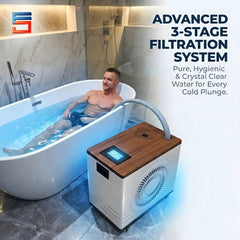 Mercury-Home Ice Bath Cold Plunge Easy to Install With Wifi APP Water Chiller 2026 Lightest Cold Plunge Chiller