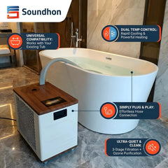 Mercury-Home Ice Bath Cold Plunge Easy to Install With Wifi APP Water Chiller 2026 Lightest Cold Plunge Chiller