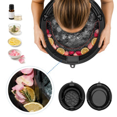 Mercury-Ice Face Bath Bowl with Breathing Tube & Thermometer Morning Depuffing Silicone Facial Ice Therapy Basin with Lid