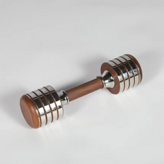 Mercury-High Quality Luxury Wood Dumbbell Gift Box with Stainless Steel Adjustable Dumbbells Set for Men & Women Body Exercise