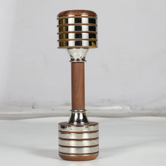 Mercury-High Quality Luxury Wood Dumbbell Gift Box with Stainless Steel Adjustable Dumbbells Set for Men & Women Body Exercise