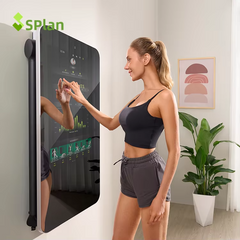 Mercury-All-In-One Digital Smart Home Gym Kit with Metal Frame 100kg Weight Stack & 24-inch Touch Screen for Comprehensive Fitness