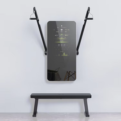 Mercury-All-In-One Digital Smart Home Gym Kit with Metal Frame 100kg Weight Stack & 24-inch Touch Screen for Comprehensive Fitness