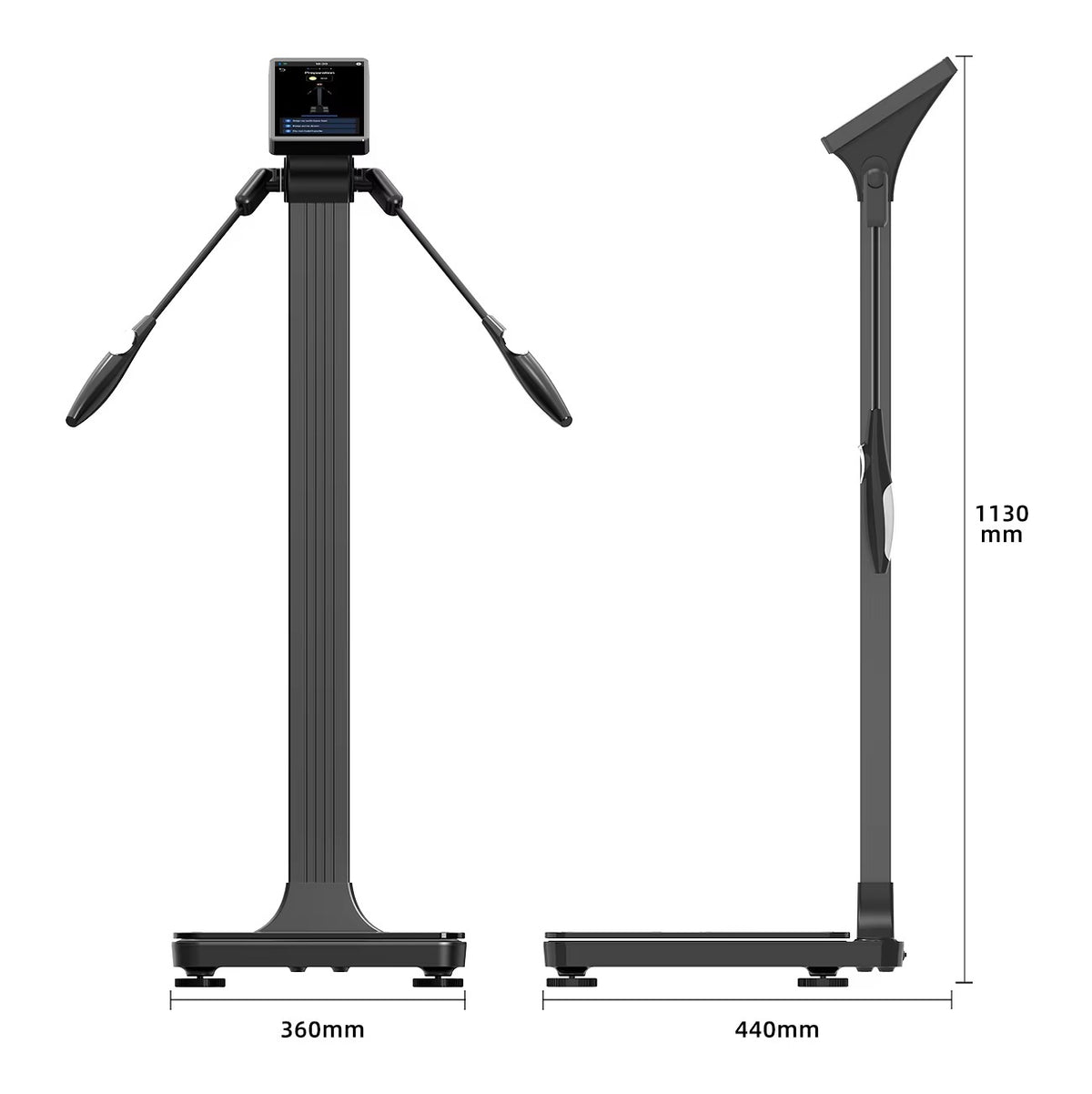 Mercury-Digital Bioimpedance Scale 200kg with Sensor Technology and for Accurate Body Fat Scale & BMI Analysis