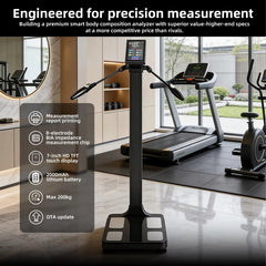 Mercury-Digital Bioimpedance Scale 200kg with Sensor Technology and for Accurate Body Fat Scale & BMI Analysis