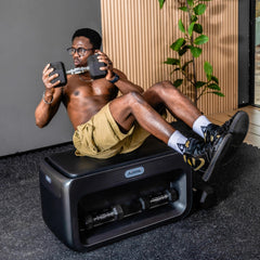 Mercury-5-in-1 Multifunctional Foldable Weight Streng Train Bench Leg Press Training Electric Home Weight Fitness with Dumbbell Storage