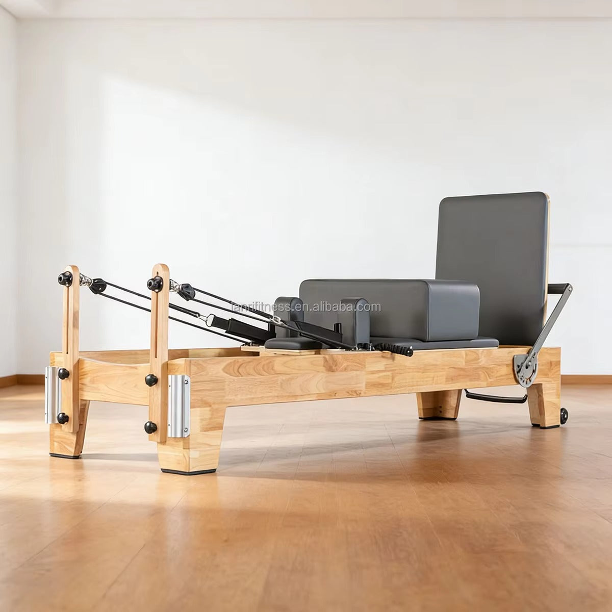 Mercury-Durable Oak Wooden Pilates Reformer for Professional Training and Body Shaping Fitness Workout