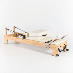 Mercury-Durable Oak Wooden Pilates Reformer for Professional Training and Body Shaping Fitness Workout