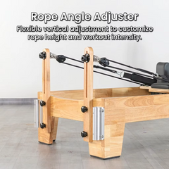 Mercury-Durable Oak Wooden Pilates Reformer for Professional Training and Body Shaping Fitness Workout