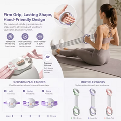Mercury-Pilates Sculpt Kit Adjustable Resistance Puller Pilates Ball Core Strength Home Workout Fitness Set