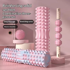 Mercury-Rolling Massage Gadget Moon-Shaped Yoga Stick Home Solid Foam Roller