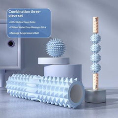Mercury-Rolling Massage Gadget Moon-Shaped Yoga Stick Home Solid Foam Roller