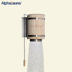 Mercury-Pine Wood Sauna Accessories Sauna Bucket Shower