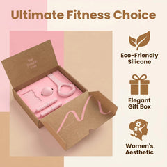 Mercury-Eco-friendly Durable Silicone Exercise Set Resistance Band Massage Ball Back Stretcher Yoga Pilates Home Fitness Kit