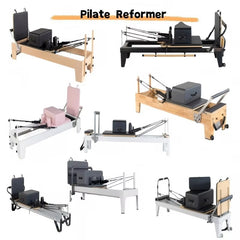 Mercury-Solid Wood Reformer Pilates with 2 Years Warranty and Aluminum for Home Workout and Heavy Duty Pilates Machine
