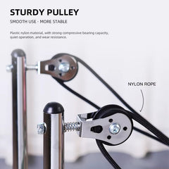 Mercury-Space-Saving-Yoga-Bed Foldable Iron Pilates Machine with Smooth Gliding Platform for Personal Studio Training