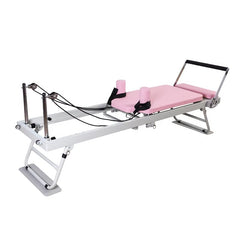 Mercury-Space-Saving-Yoga-Bed Foldable Iron Pilates Machine with Smooth Gliding Platform for Personal Studio Training