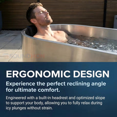 Mercury-304 316 Stainless Steel Ice Bath Tub 100% Marine-grade Stainless Steel Ice Bath SS Cold Plunge Tub