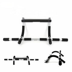 Mercury-Adjustable Steel Door-Mounted Pull-Up and Push-Up Rack Door Trainer Combination