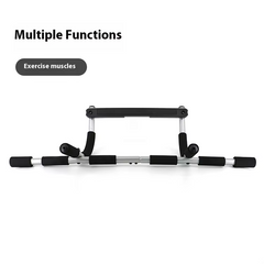 Mercury-Adjustable Steel Door-Mounted Pull-Up and Push-Up Rack Door Trainer Combination