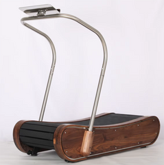 Mercury-Stainless Steel Wooden Curve Treadmill for Exercise Manual Treadmill for Natural Running