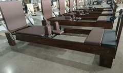 Mercury-Luxury OEM ODM Walnut Wood Pilates Reformer Core Bed Smooth Rebound Professional Pilates Equipment for Studio Gym