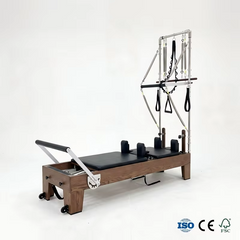 Mercury-Commercial Wooden Pilates Reformer with Tower Features Suitable for Pilates Studios Pilates Machine Cama De Pilates