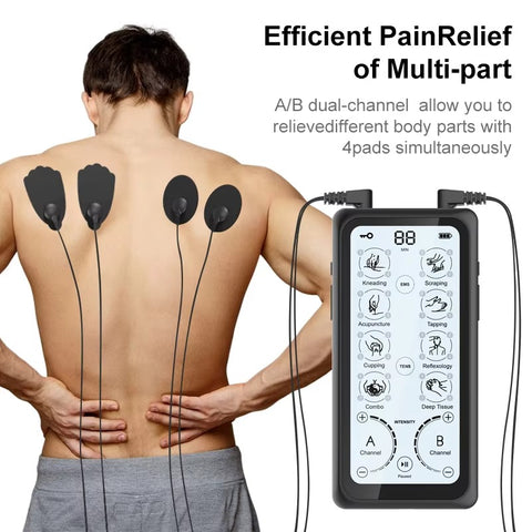 Mercury-Portable Touch Screen Customized Modes Electric Therapy EMS Massager Tens Unit Electronic Pulse Massager Tens Massager Tens Unit