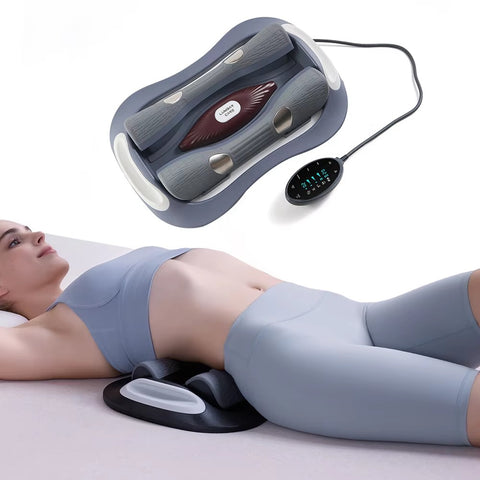 Mercury-Heating Sciatic Massager Lumbar Traction Massager Electric Traction Physiotherapy Stretcher Back Muscle Stimulator