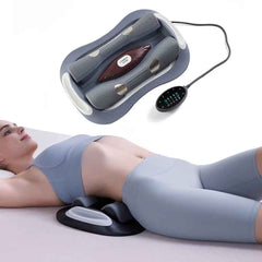 Mercury-Heating Sciatic Massager Lumbar Traction Massager Electric Traction Physiotherapy Stretcher Back Muscle Stimulator