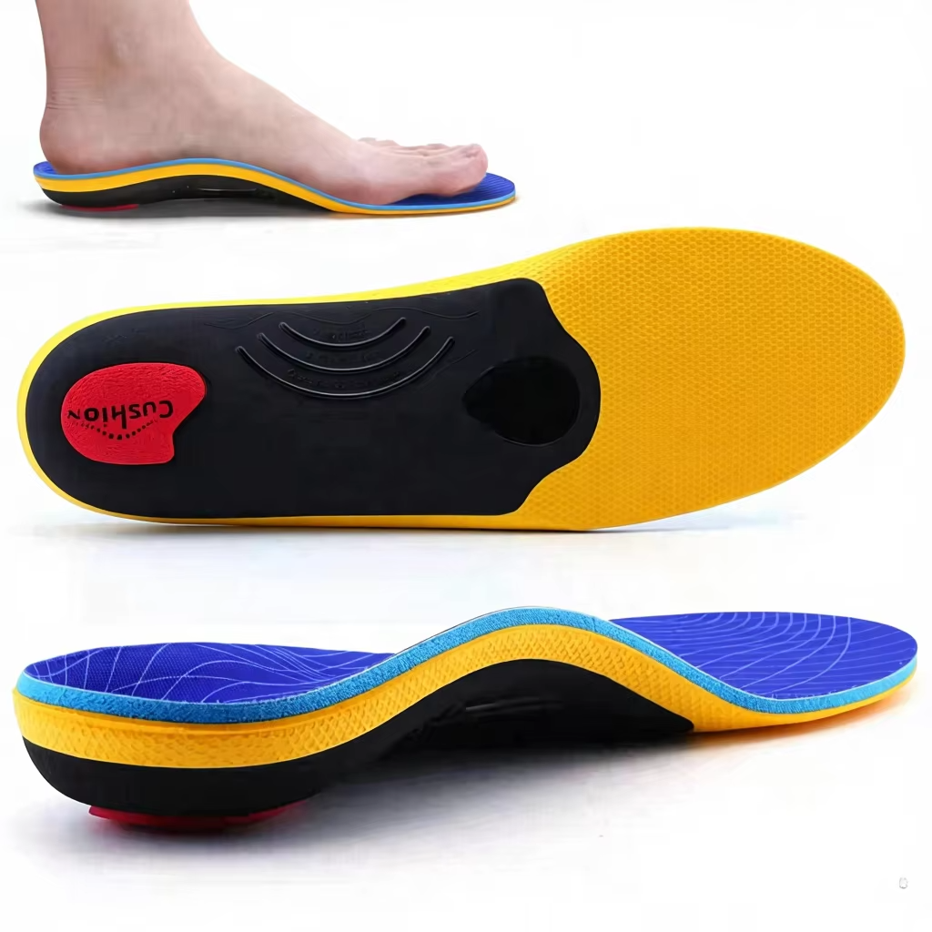 Mercury-Orthotic Insoles Arch Support Plantar Fasciitis Heel Pain Relief Metatarsalgia Support Unisex Insoles