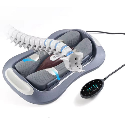 Mercury-Heating Sciatic Massager Lumbar Traction Massager Electric Traction Physiotherapy Stretcher Back Muscle Stimulator